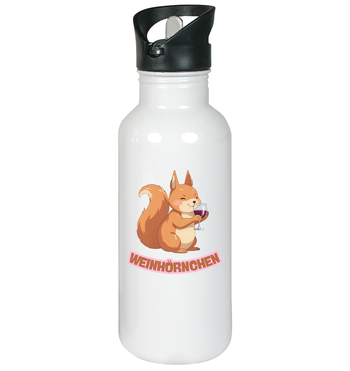 Weinhörnchen - Edelstahl-Trinkflasche