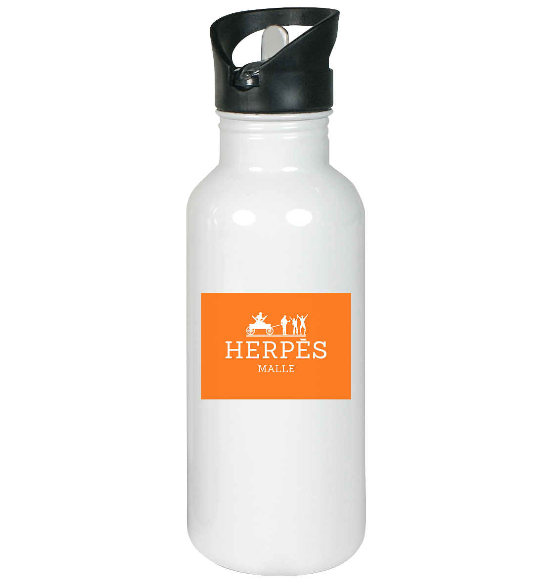 Herpés Malle - Edelstahl-Trinkflasche